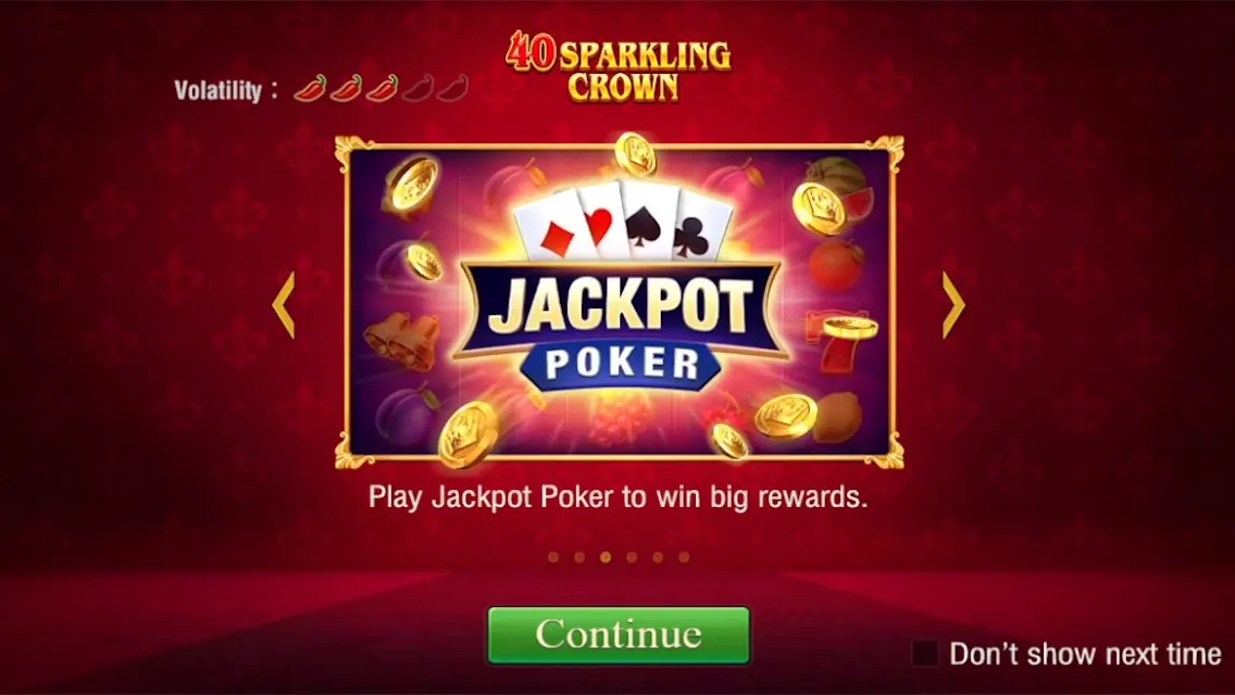 40 Sparkling Crown game interface screenshot 2