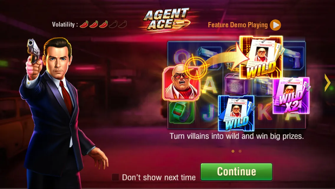 Agent Ace game interface screenshot 1