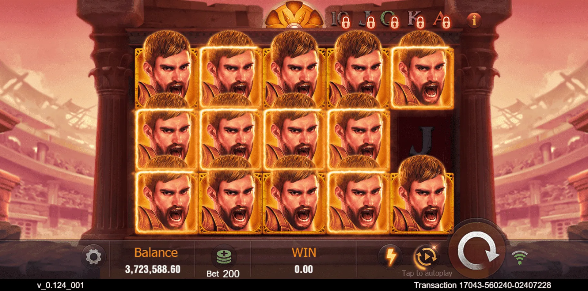 Arena Fighter game interface screenshot 4