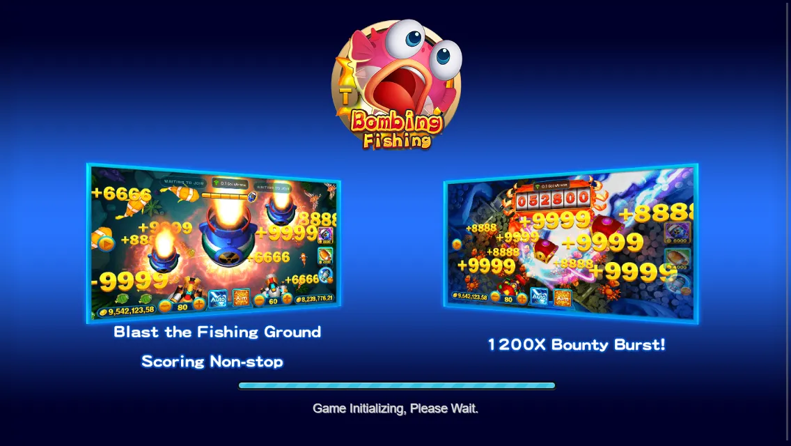 Bombing Fish game interface screenshot 1