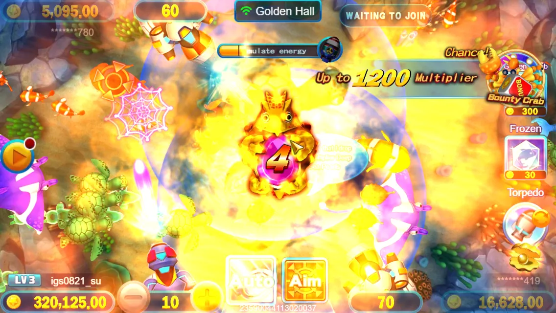 Bombing Fish game interface screenshot 4