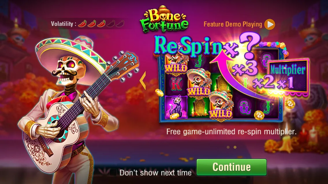 Bone Fortune game interface screenshot 2