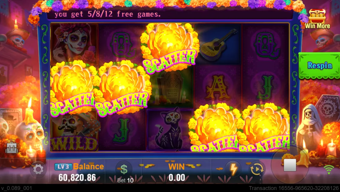 Bone Fortune game interface screenshot 4
