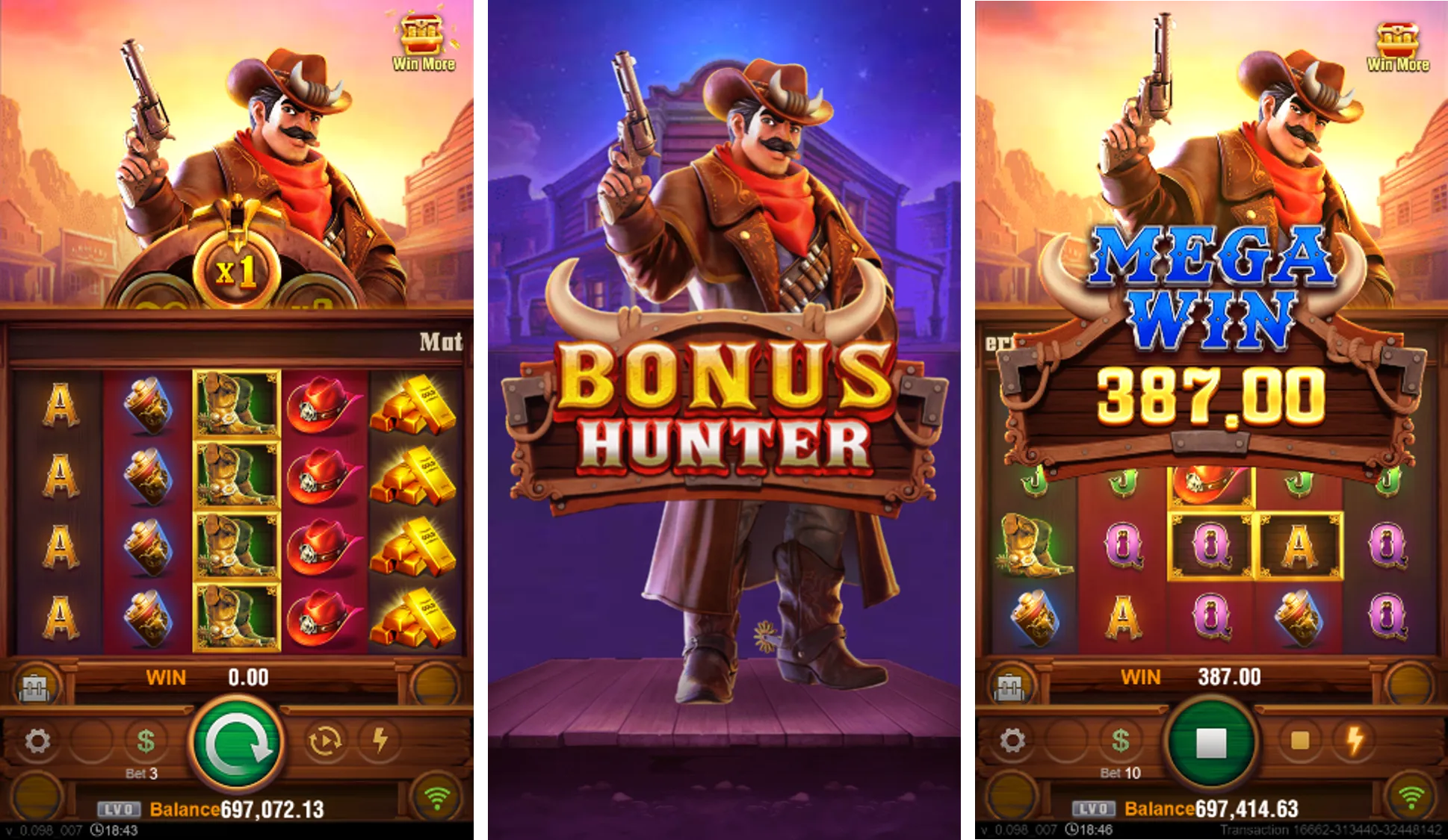 Bonus Hunter game interface screenshot 2