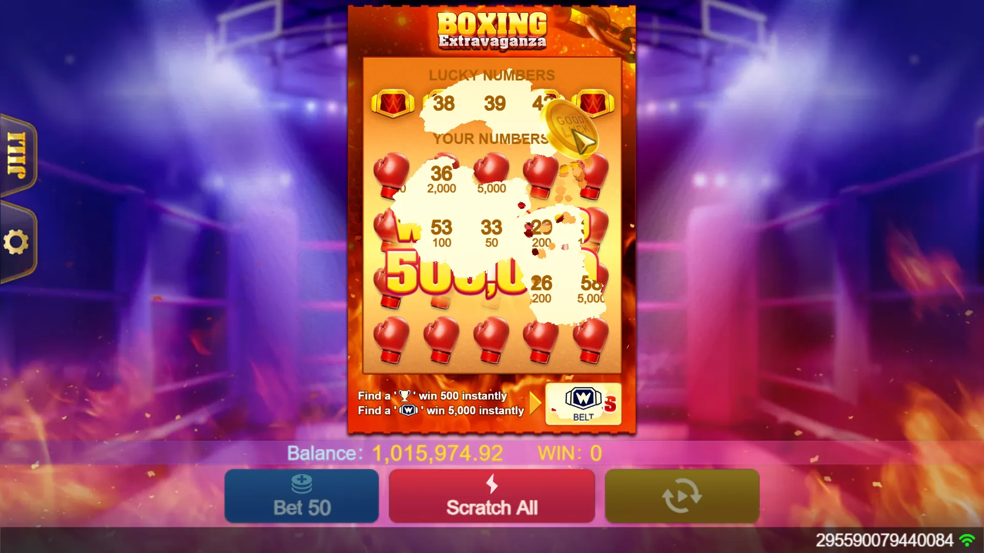 Boxing Extravaganza game interface screenshot 4