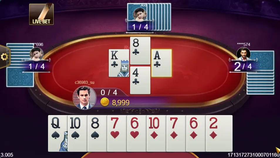 Callbreak Quick game interface screenshot 2