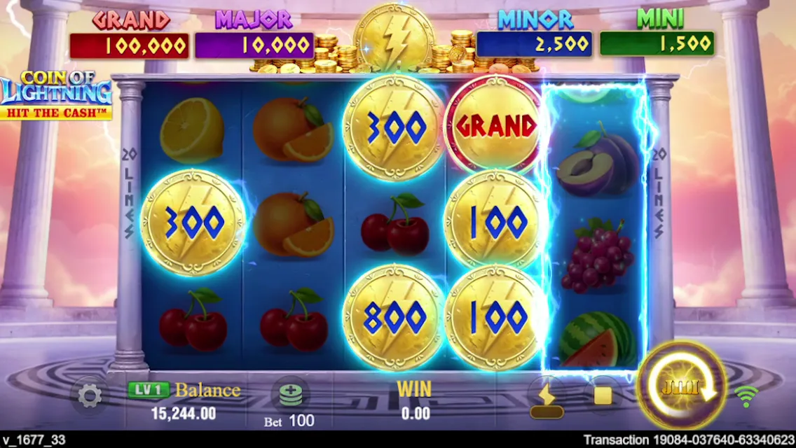 Coin of Lightning game interface screenshot 2