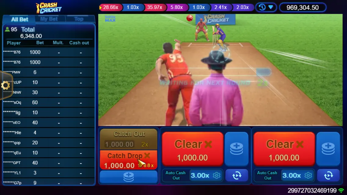 Crash Cricket game interface screenshot 4