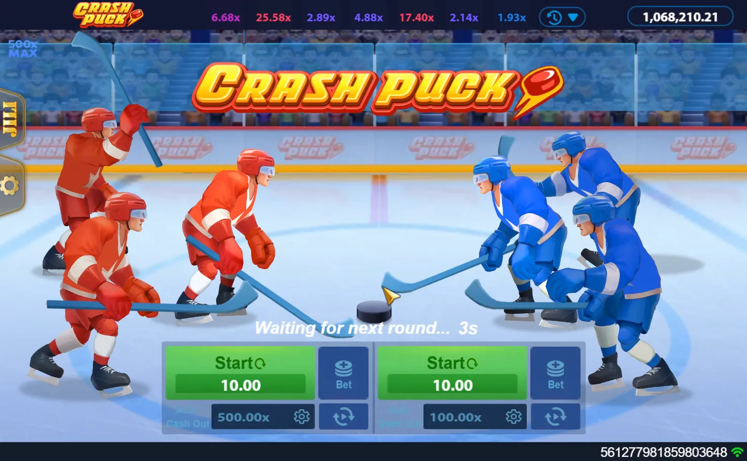 Crash Puck game interface screenshot 3
