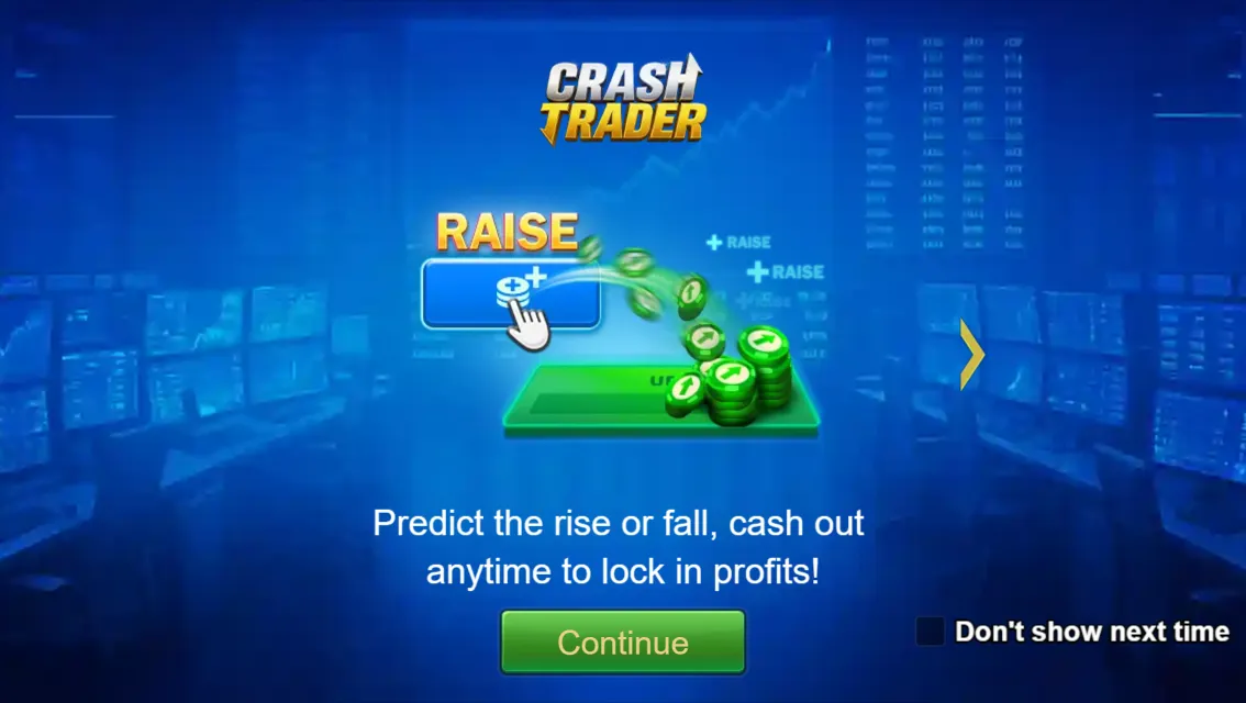 Crash Trader game interface screenshot 2