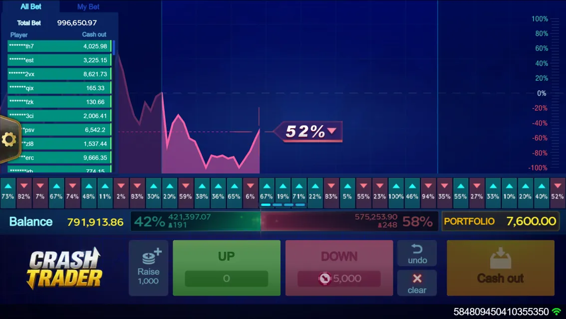Crash Trader game interface screenshot 4