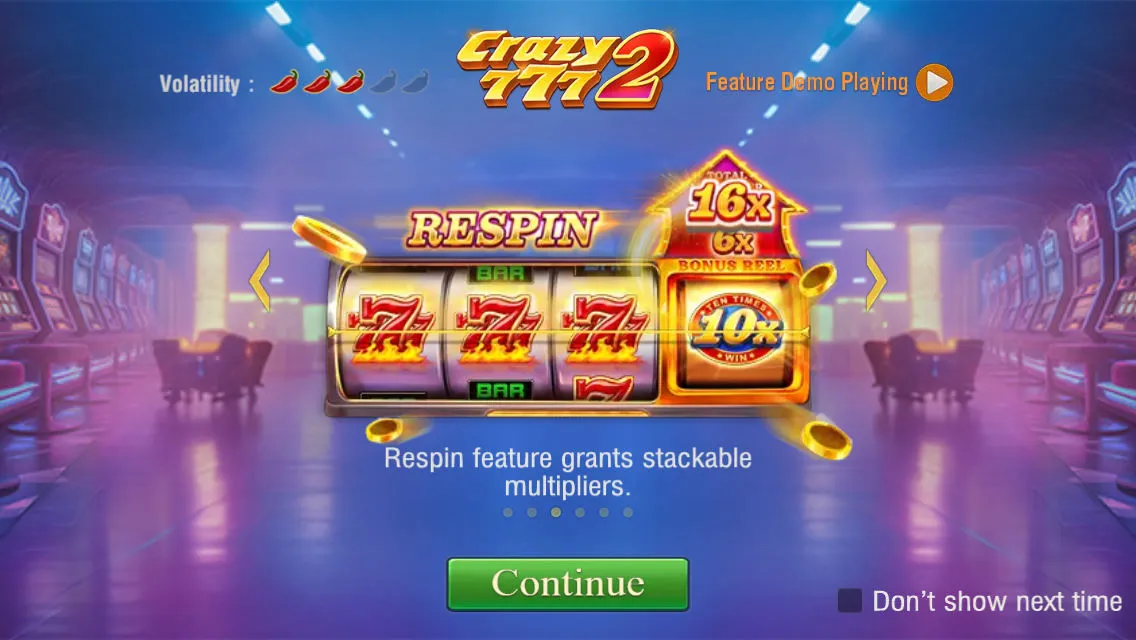 Crazy777 2 game interface screenshot 2