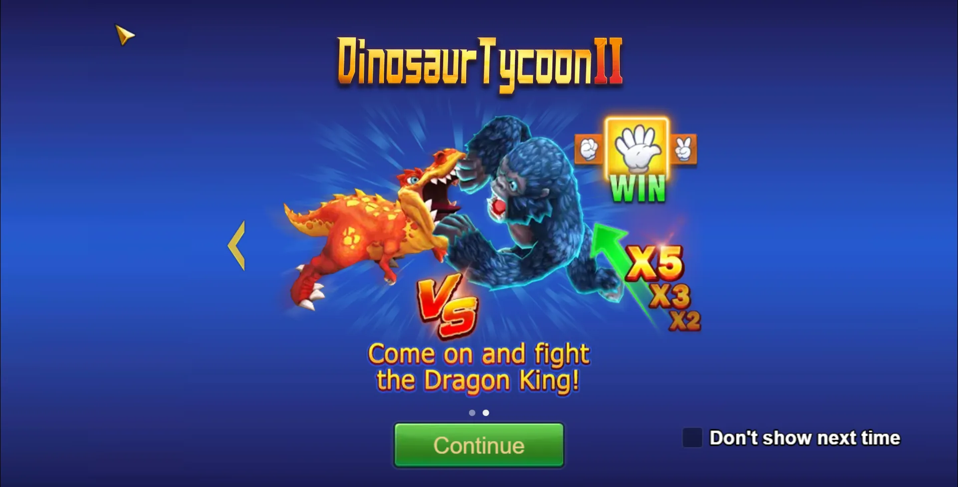 Dinosaur Tycoon II game interface screenshot 1