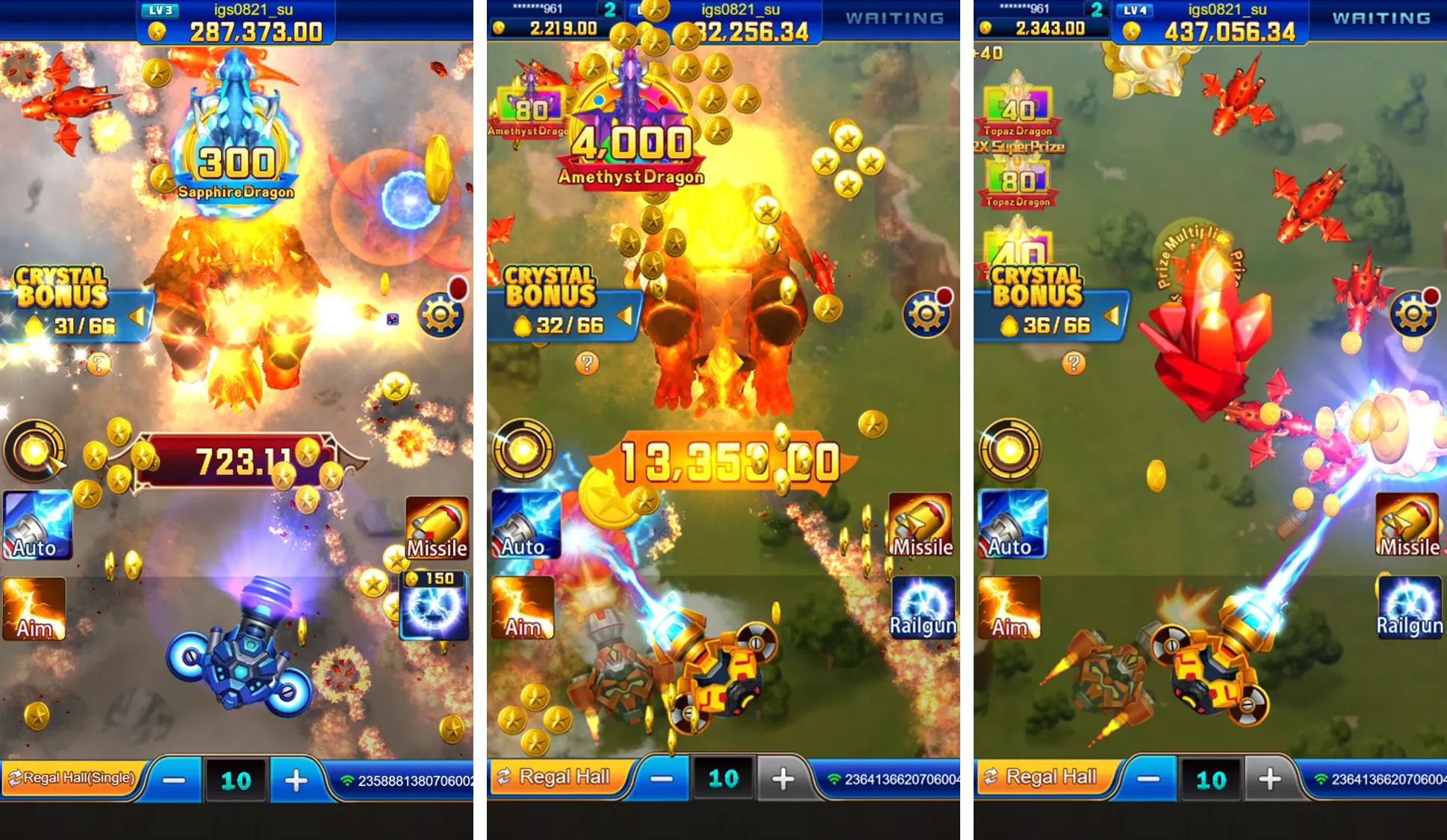 Dragon Fortune game interface screenshot 3