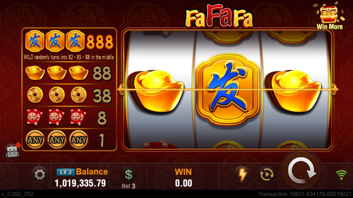 FA FA FA game interface screenshot 3