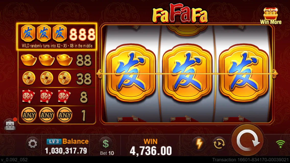 FA FA FA game interface screenshot 5