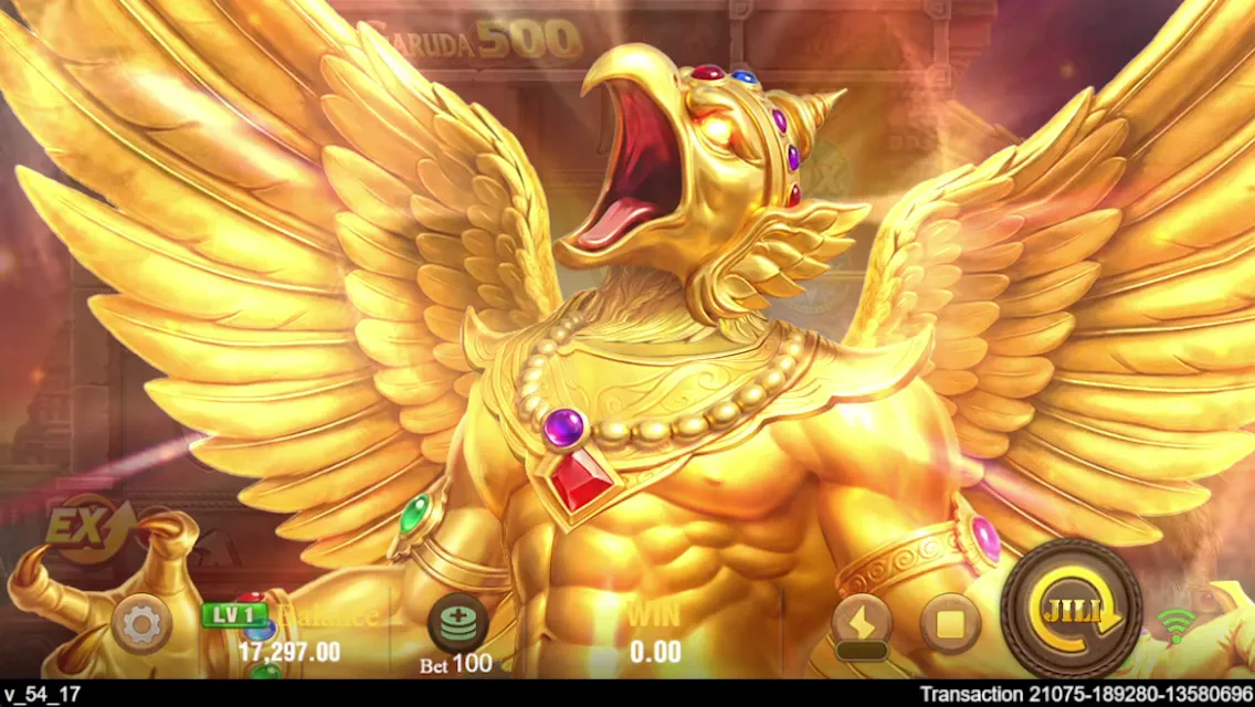 Fortune Garuda 500 game interface screenshot 4