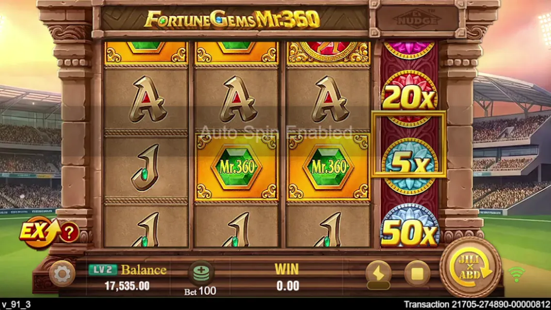 Fortune Gems Legend game interface screenshot 3