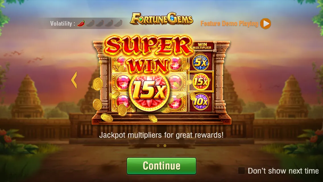Fortune Gems game interface screenshot 2