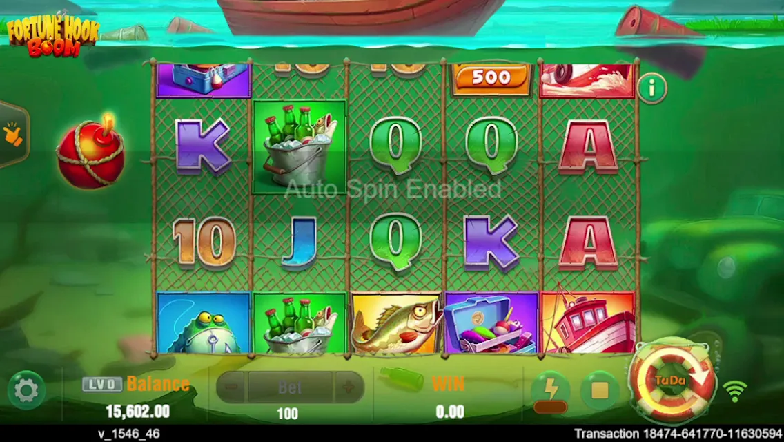 Fortune Hook Boom game interface screenshot 4