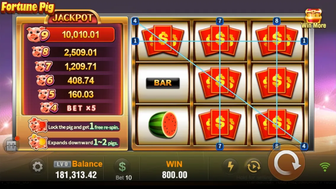 Fortune Pig game interface screenshot 3