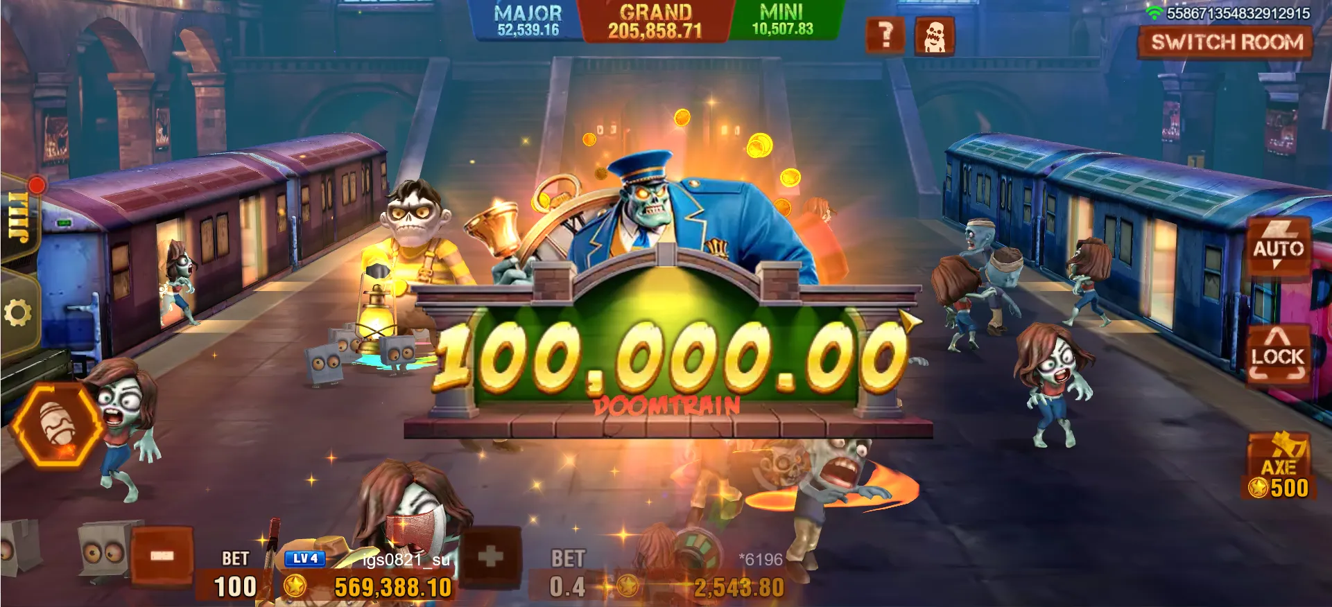FORTUNE ZOMBIE game interface screenshot 5