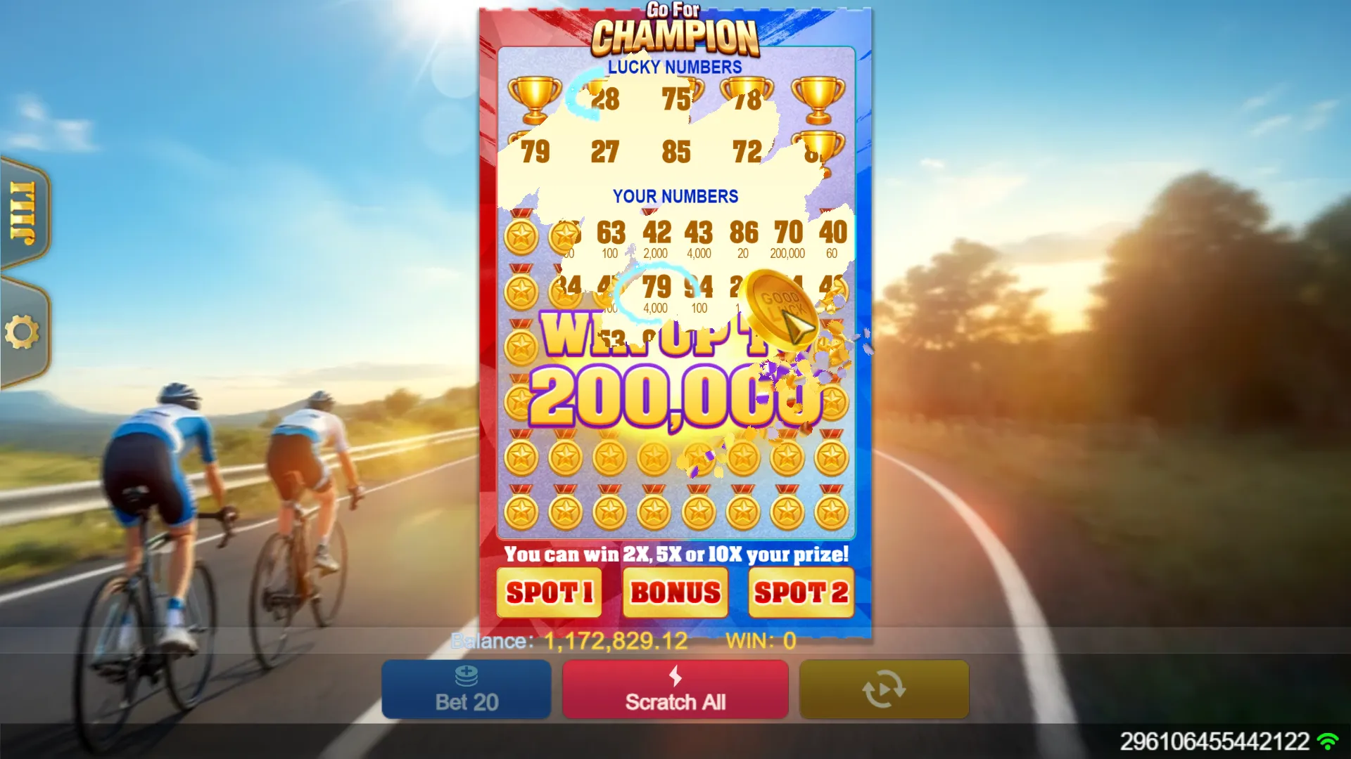 Go For Champion game interface screenshot 2