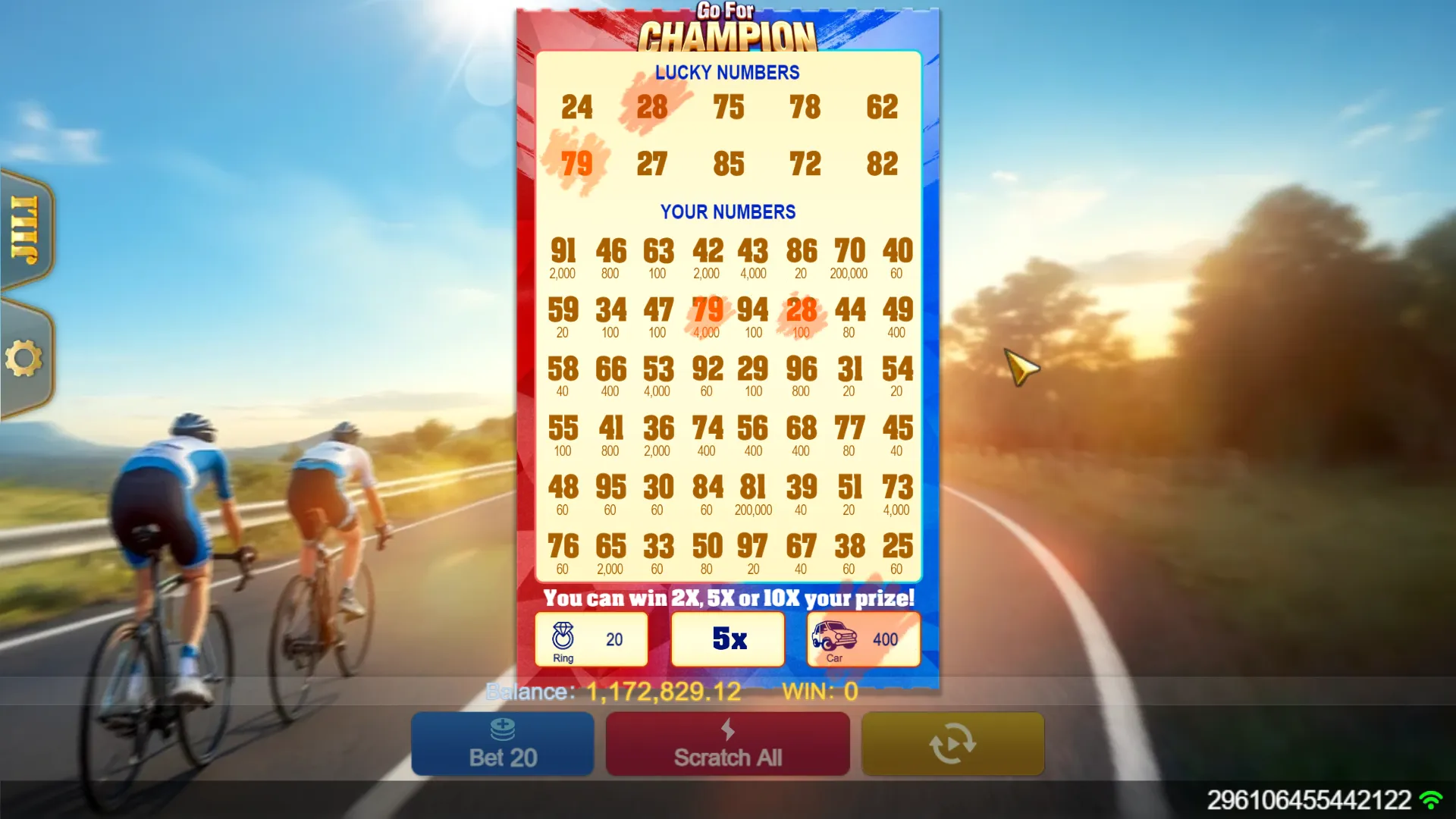 Go For Champion game interface screenshot 3