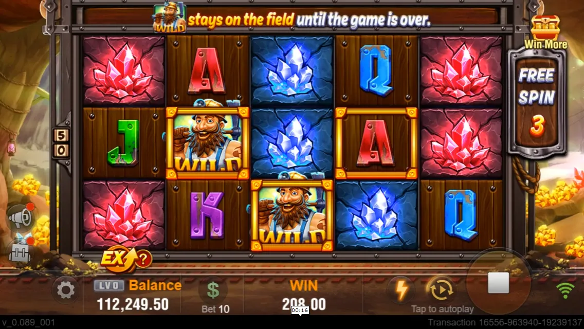 Gold Rush game interface screenshot 5