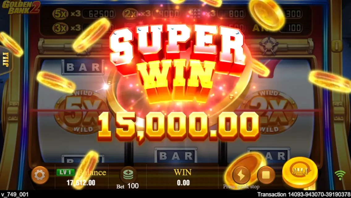 Golden Bank 2 game interface screenshot 2