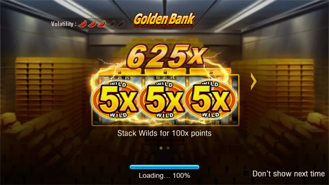 Golden Bank game interface screenshot 1