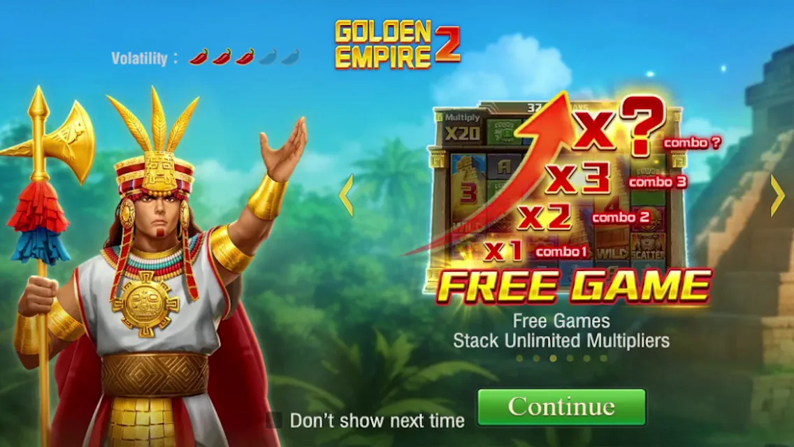 Golden Empire 2 game interface screenshot 2