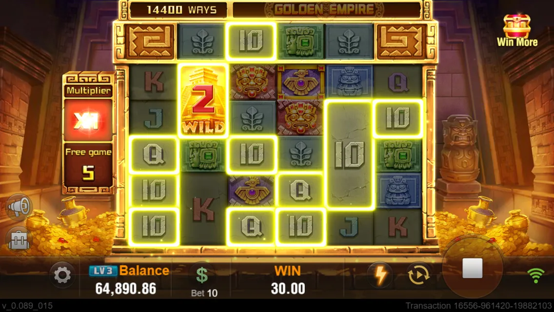 Golden Empire game interface screenshot 4