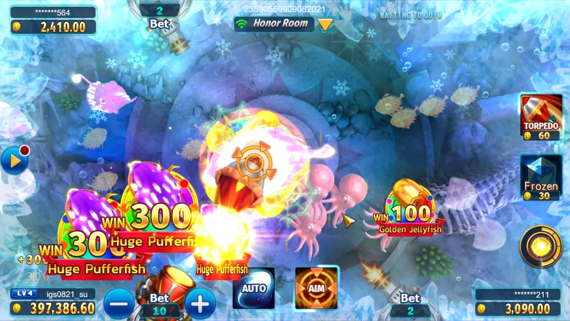 Happy Fishing game interface screenshot 3
