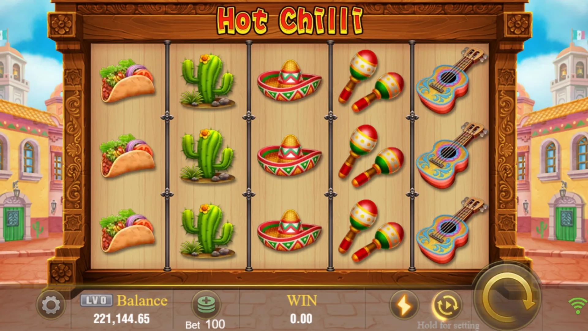 Hot Chilli game interface screenshot 2