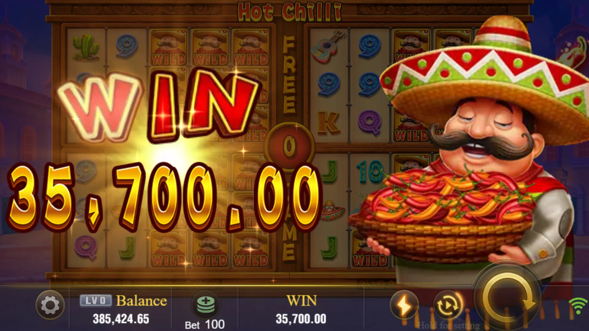 Hot Chilli game interface screenshot 5