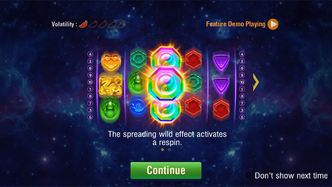 HYPER BURST game interface screenshot 1