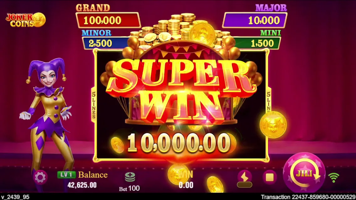 Joker Coins game interface screenshot 5