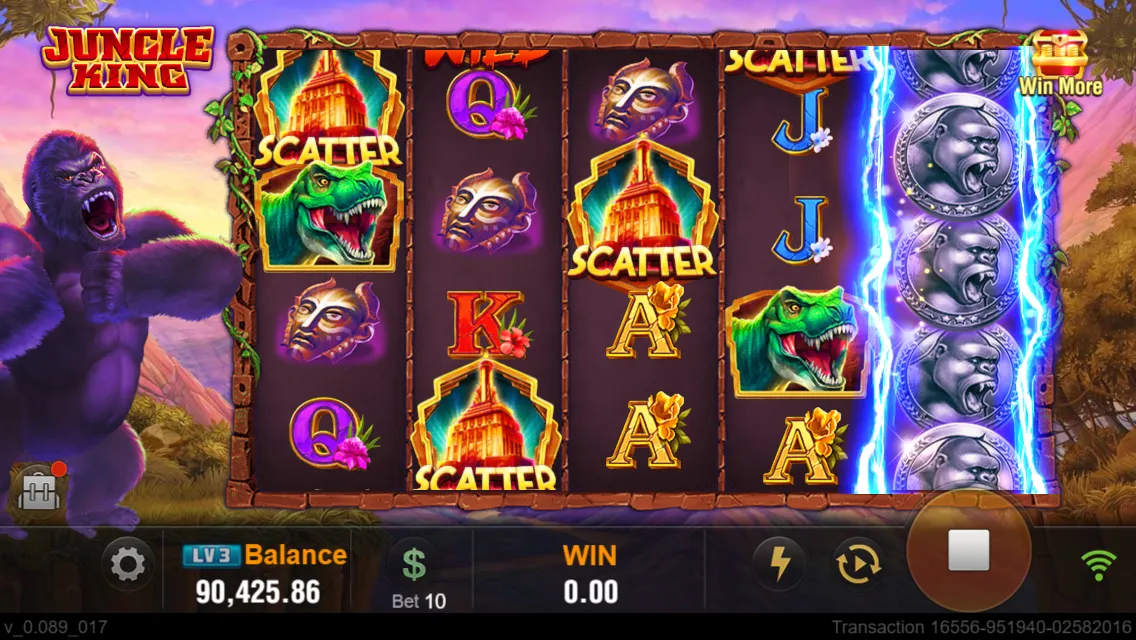 Jungle King game interface screenshot 4