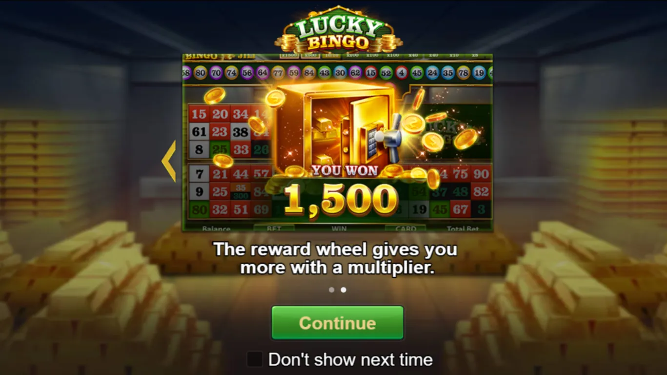 Lucky Bingo game interface screenshot 2