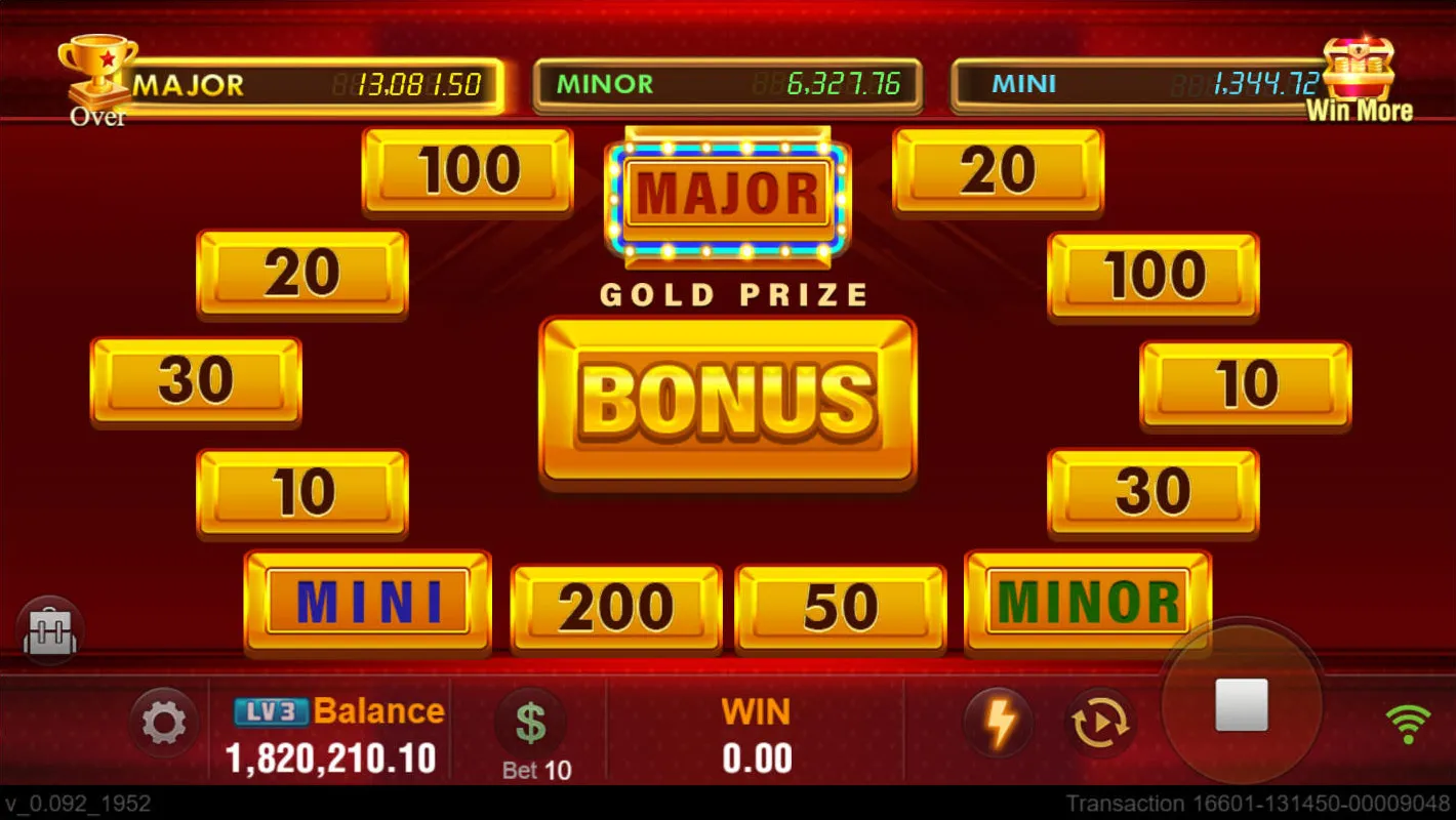 Lucky Goldbricks game interface screenshot 5
