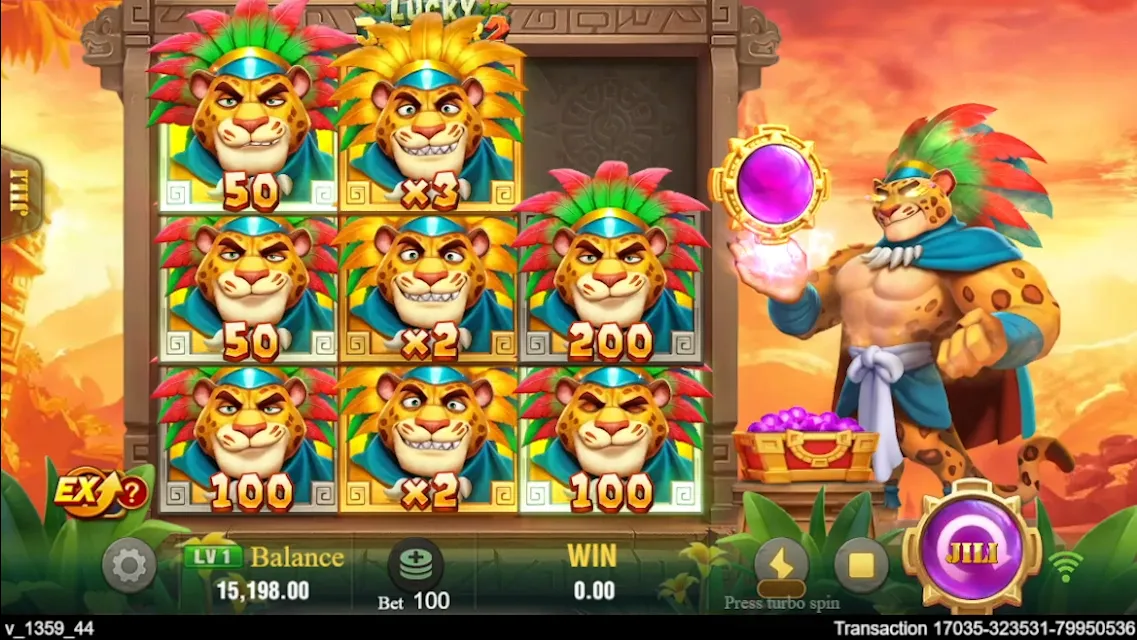 Lucky Jaguar 2 game interface screenshot 4