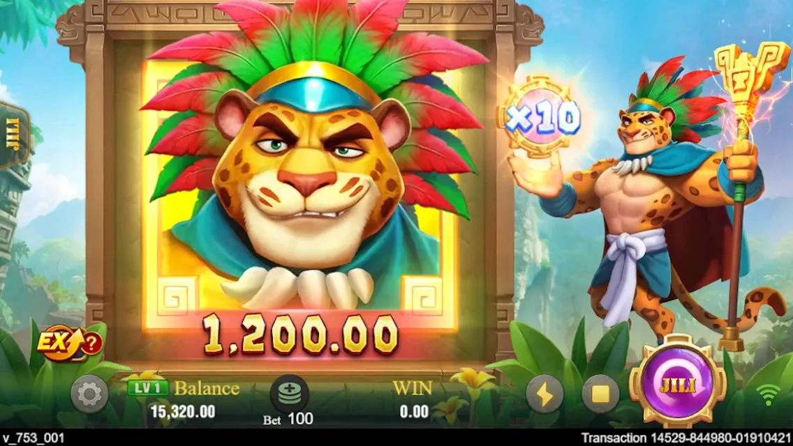 Lucky Jaguar game interface screenshot 4