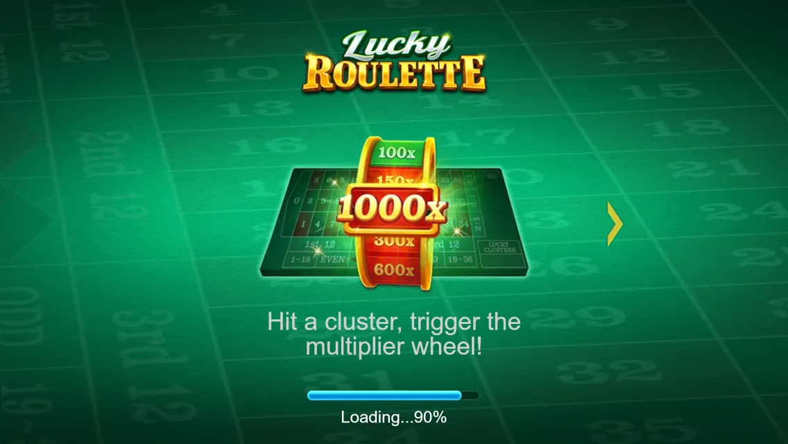 Lucky Roulette game interface screenshot 1