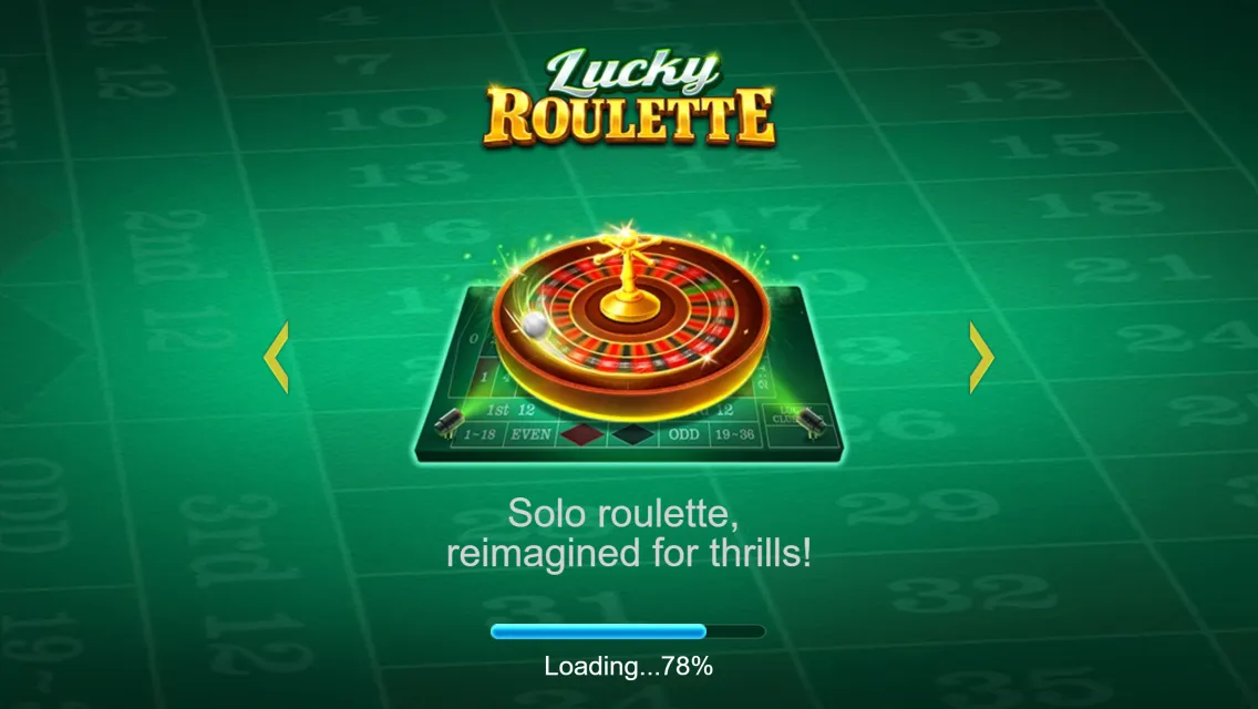 Lucky Roulette game interface screenshot 2