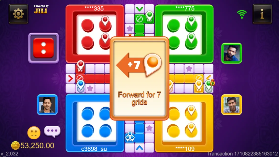 Ludo Quick game interface screenshot 2