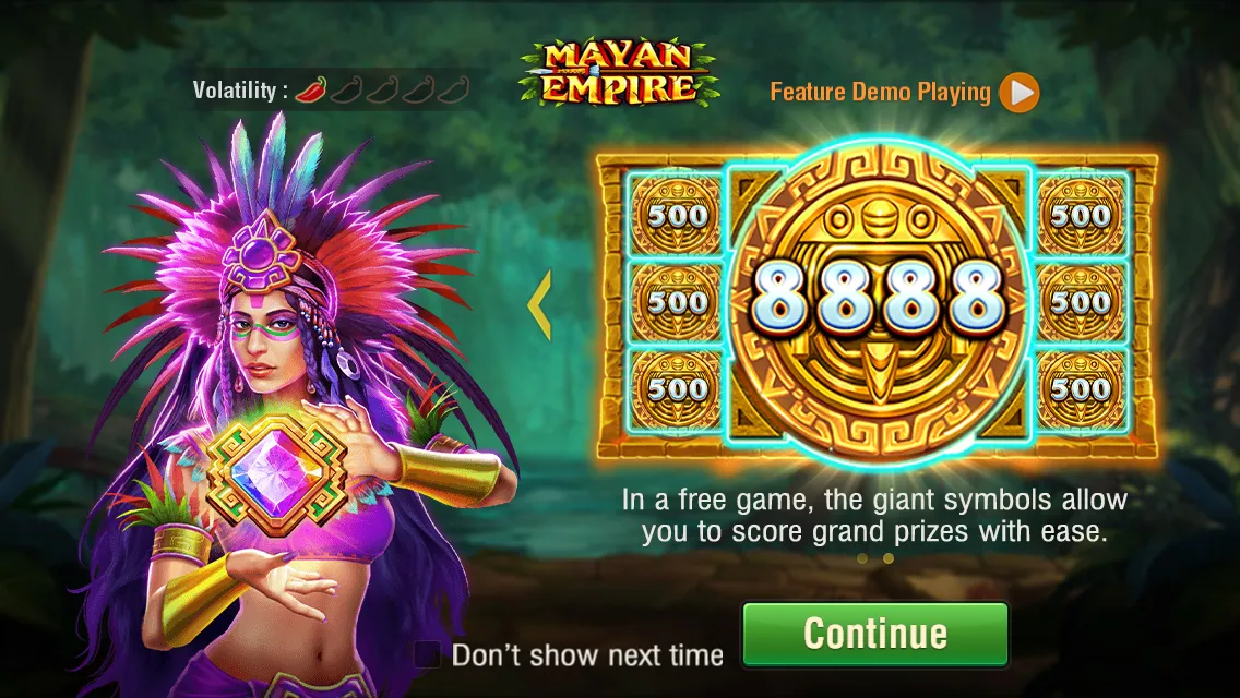 Mayan Empire game interface screenshot 2