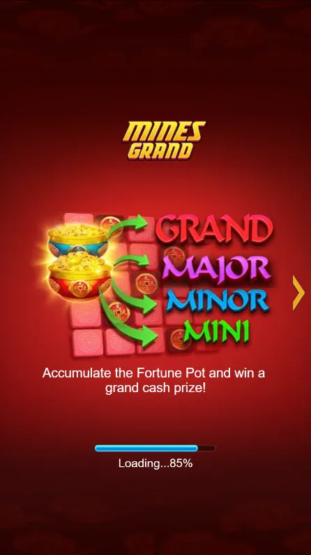 Mines Grand game interface screenshot 2