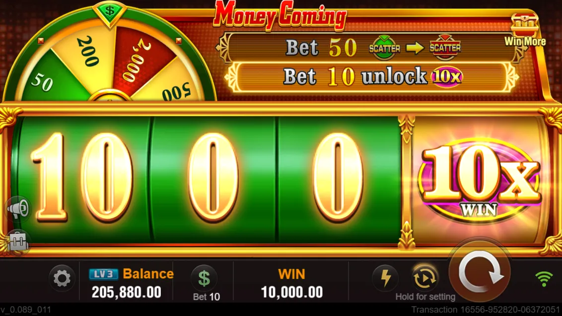Money Coming game interface screenshot 4