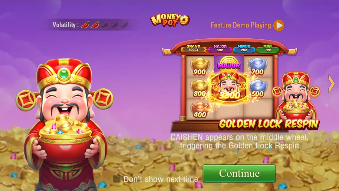Money Pot game interface screenshot 1